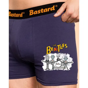 Trenýrky Bastard AI Beatles boxerky Blue Navy