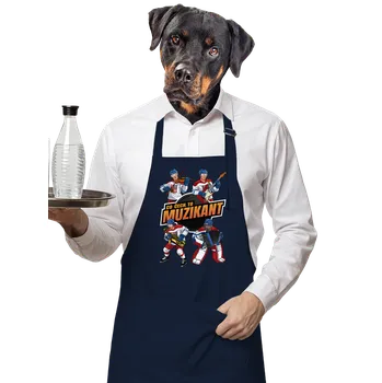 Kuchyňská zástěra Bastard Co Čech, to hokejista zástěra Navy