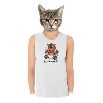 Bastard Pokakanec dámské tílko volné White