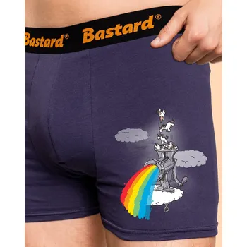 Trenýrky Bastard Jak vzniká duha boxerky Blue Navy