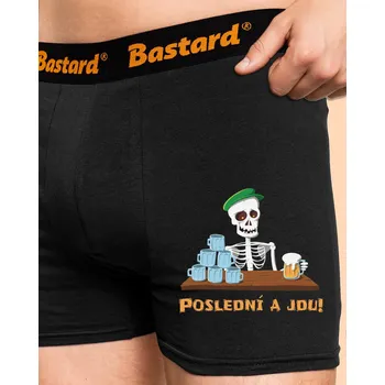 Trenýrky Bastard Poslední a jdu boxerky Black
