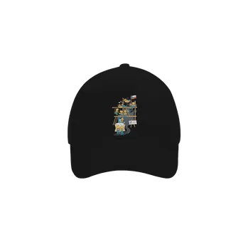 Kšiltovka Bastard Těžká dřina kšiltovka baseballka Black