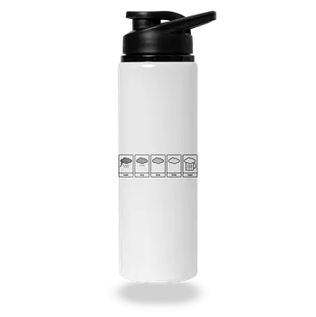 Láhev Bastard Předpověď počasí lahev na vodu White