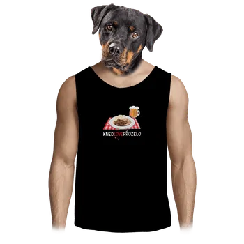 Pánské tílko Bastard Knedlo vepřo zelo pánské tílko Black