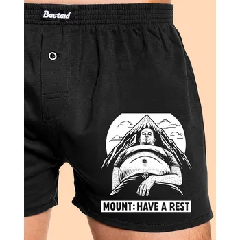Trenýrky Bastard Mount have a rest pánské trenky Black