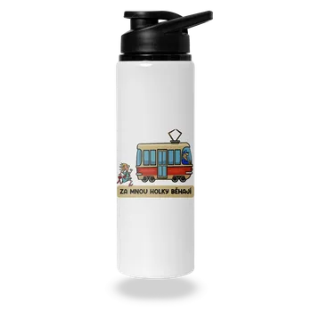 Láhev Bastard Za mnou holky běhají lahev na vodu White