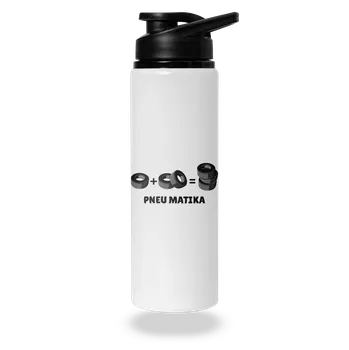 Láhev Bastard Pneu Matika lahev na vodu White