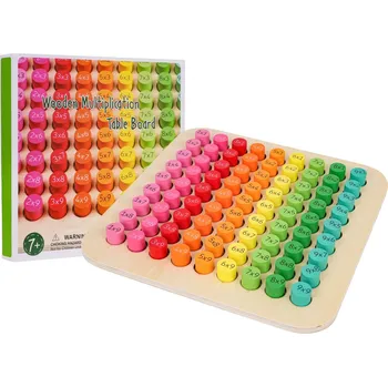 Dřevěná hračka Mamido Dřevěná tabulka pro výuku násobení