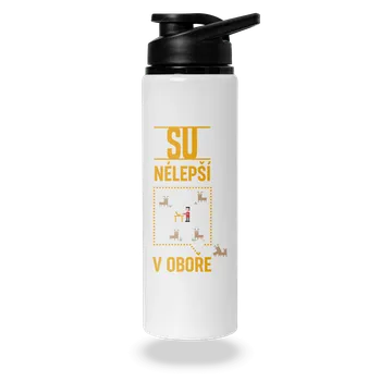 Láhev Bastard Su nélepší v oboře lahev na vodu White