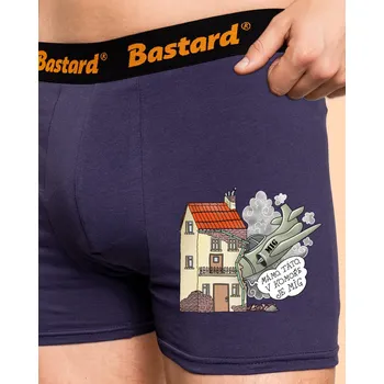 Trenýrky Bastard V komoře je MiG boxerky Blue Navy