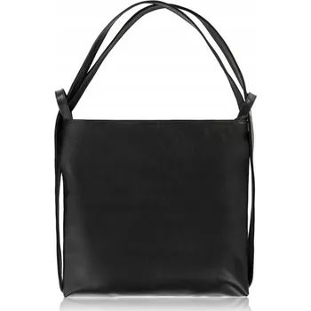 Kabelka Abruzzo kabelka z pravé kůže černá