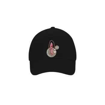 Kšiltovka Bastard Panenka skákavá kšiltovka baseballka Black