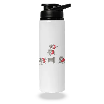 Láhev Bastard Počítání oveček lahev na vodu White