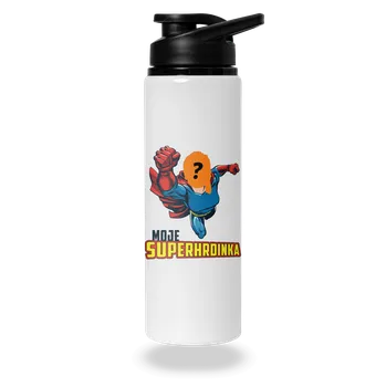 Láhev Bastard Moje superhrdinka lahev na vodu White