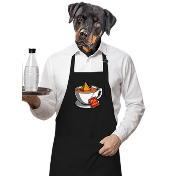 Kuchyňská zástěra Bastard Teatanic zástěra Black