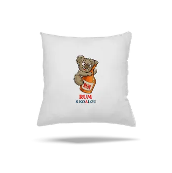 Polštář Bastard Rum s koalou polštář White