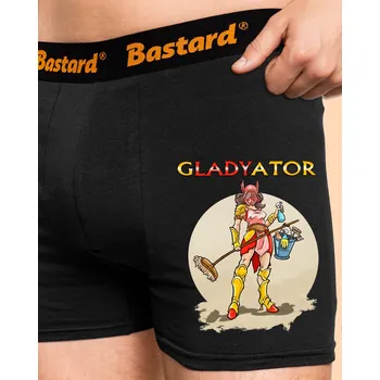 Trenýrky Bastard Gladyator boxerky Black