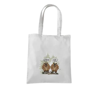 Nákupní taška Bastard Medvědi taška White