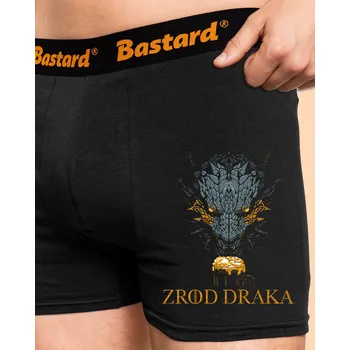 Trenýrky Bastard Zrod draka boxerky Black
