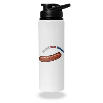 Láhev Bastard Poctivá buchta a klobása lahev na vodu White