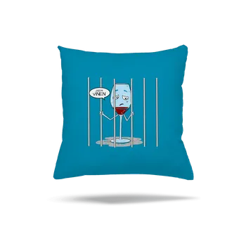 Polštář Bastard Jsem vinen polštář Blue Turquoise