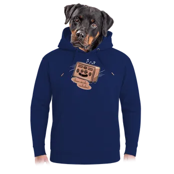 Pánská mikina Bastard Skvěle naladěn unisex mikina premium Navy