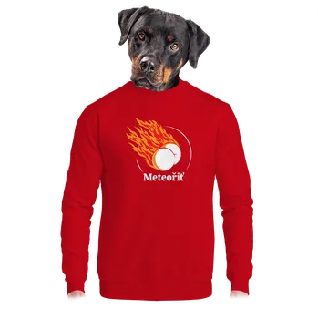Pánská mikina Bastard Meteořiť unisex mikina bez kapuce Red