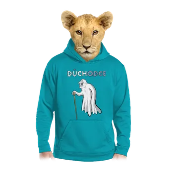 Chlapecká mikina Bastard Duch důchodce dětská mikina klokanka Hawaiian Blue