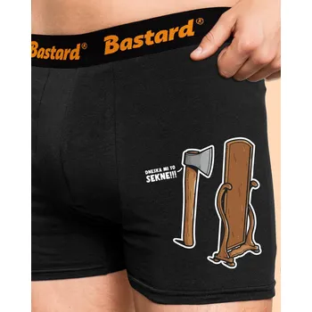 Trenýrky Bastard Sekne mi to boxerky Black