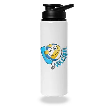 Láhev Bastard Volejbal lahev na vodu White