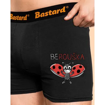 Pánské spodní prádlo Bastard Berouška boxerky Black