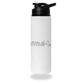 Láhev Bastard Omalovánka: Opice lahev na vodu White