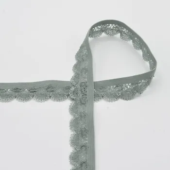Textilní guma Strima Pruženka krajková, 20 mm - mátová