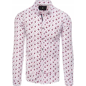 Pánská košile DStreet pánská košile slim střih dlouhý rukáv bavlna velikost M