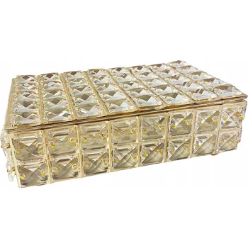 Dárková krabička KRABIČKA SZKATUŁKA ŠPERKY S KRYSTALY