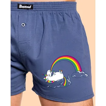 Trenýrky Bastard Tajemství duhy pánské trenky Blue