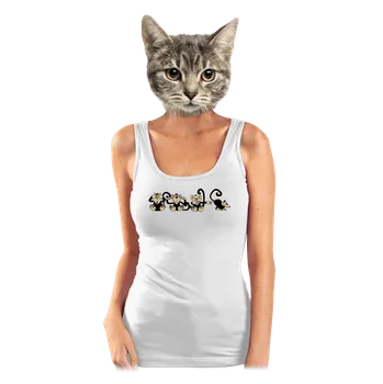 Bastard Opice dámské tílko klasické White