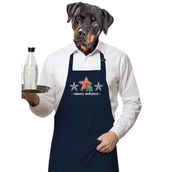 Kuchyňská zástěra Bastard Vrhací hvězdice zástěra Navy