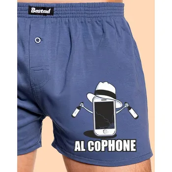 Trenýrky Bastard Al Cophone pánské trenky Blue