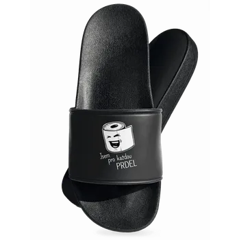 Pánské pantofle Bastard Prdel pantofle Black