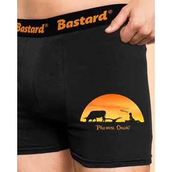 Trenýrky Bastard Přemysl Orgáč boxerky Black