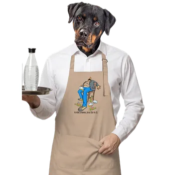 Kuchyňská zástěra Bastard Žiju ve lži zástěra Rope