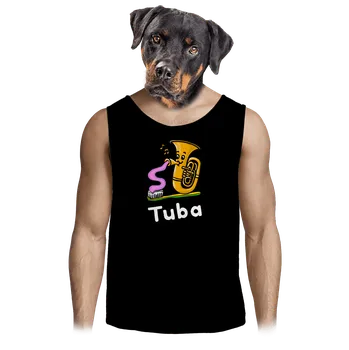 Pánské tílko Bastard Tuba pánské tílko Black