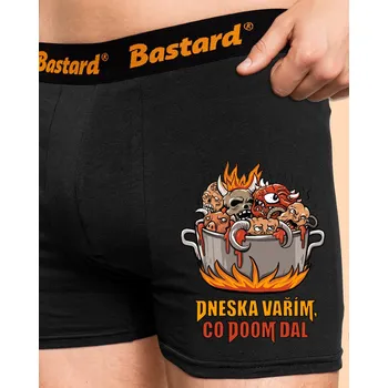 Trenýrky Bastard Co Doom dal boxerky Black
