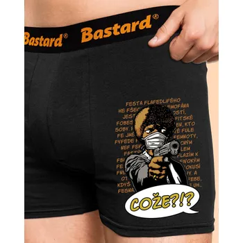 Trenýrky Bastard Jules boxerky Black