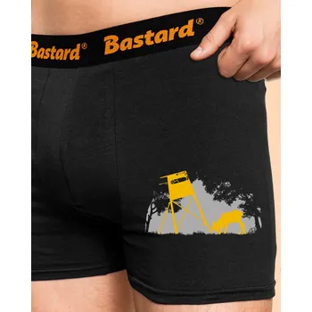 Trenýrky Bastard Lesní harmonie boxerky Black