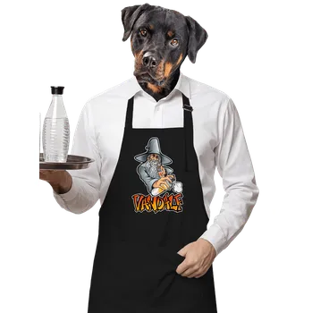 Kuchyňská zástěra Bastard Vandalf zástěra Black