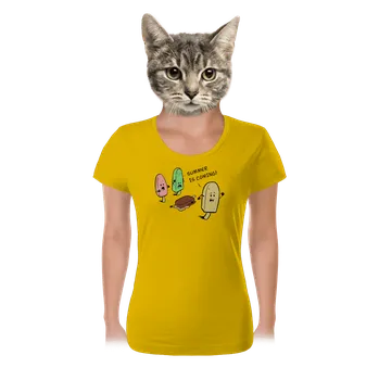 Bastard Summer is coming dámské tričko Yellow