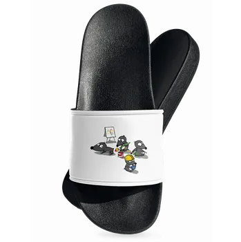 Pánské pantofle Bastard Pražský krtek - Trasa D pantofle White