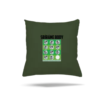 Polštář Bastard Sbíráme body - fotbal polštář Olive Green